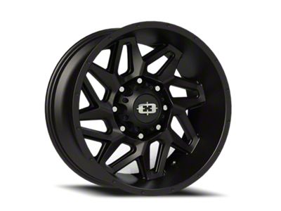 Vision Off-Road Spyder Satin Black 8-Lug Wheel; 18x9; 12mm Offset (99-07 F-250 Super Duty)