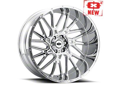 Vision Off-Road Brawl Chrome 8-Lug Wheel; 20x9; 12mm Offset (99-07 F-350 Super Duty SRW)