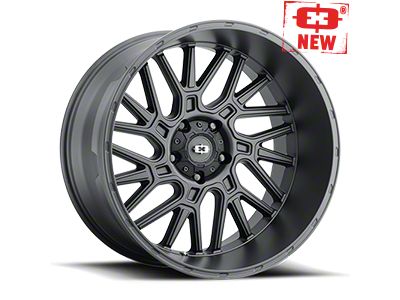 Vision Off-Road Brawl Satin Black 8-Lug Wheel; 22x14; -76mm Offset (99-07 F-350 Super Duty SRW)