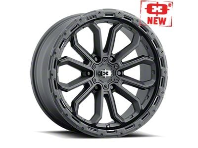 Vision Off-Road Korupt Satin Black 8-Lug Wheel; 17x9; 12mm Offset (99-07 F-350 Super Duty SRW)