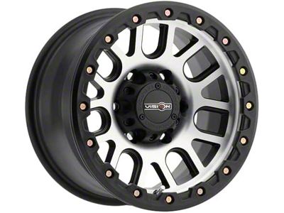 Vision Off-Road Nemesis Matte Black Machined 8-Lug Wheel; 20x9; 10mm Offset (99-07 F-350 Super Duty SRW)