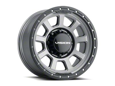 Vision Off-Road Ojos Satin Grey 8-Lug Wheel; 20x9; -12mm Offset (99-07 F-350 Super Duty SRW)