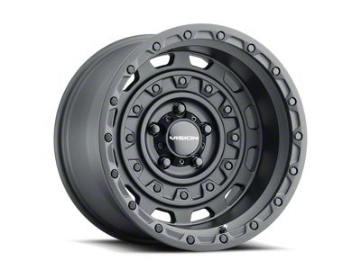Vision Off-Road Tactical Satin Black 8-Lug Wheel; 17x10; -25mm Offset (99-07 F-350 Super Duty SRW)