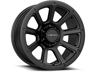 Vision Off-Road Turbine Matte Black 8-Lug Wheel; 20x9; 12mm Offset (99-07 F-350 Super Duty SRW)