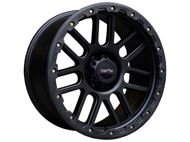 Vision Off-Road Nemesis Matte Black 6-Lug Wheel; 20x9; 0mm Offset (99-06 Sierra 1500)