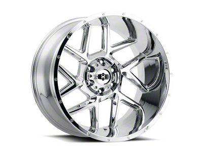Vision Off-Road Sliver Chrome 6-Lug Wheel; 20x9; 0mm Offset (99-06 Sierra 1500)
