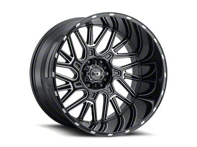 Vision Off-Road Brawl Gloss Black Milled 6-Lug Wheel; 22x10; -19mm Offset (23-24 Canyon)