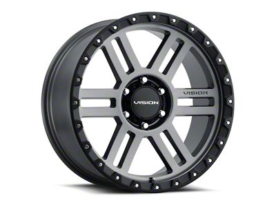 Vision Off-Road Manx 2 Satin Gray 6-Lug Wheel; 17x9; -12mm Offset (23-24 Canyon)