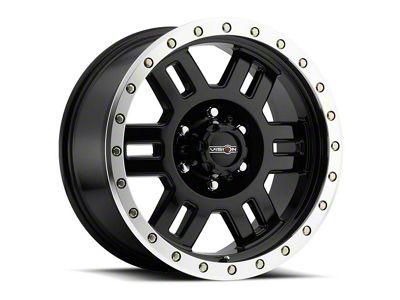 Vision Off-Road Manx Gloss Black Machined 6-Lug Wheel; 17x8.5; 0mm Offset (23-25 Canyon)