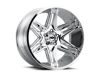 Vision Off-Road Razor Chrome 6-Lug Wheel; 24x12; -51mm Offset (23-26 Canyon)