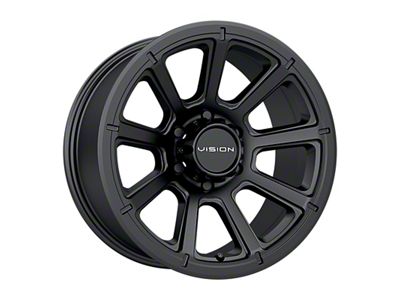 Vision Off-Road Turbine Matte Black 6-Lug Wheel; 17x8.5; 18mm Offset (23-24 Canyon)