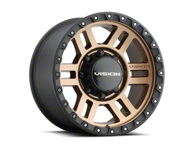 Vision Off-Road Manx 2 Bronze 6-Lug Wheel; 17x9; 12mm Offset (23-25 Colorado)