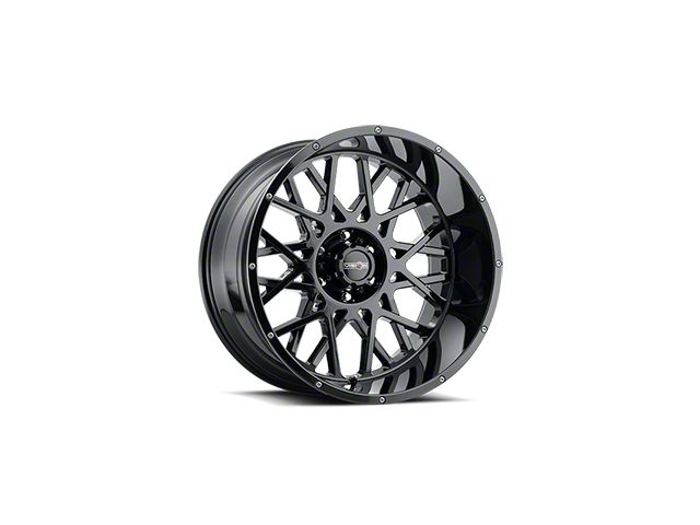 Vision Off Road Rocker Vision Off-Road Colorado Rocker Gloss Black 6-Lug Wheel; 24x12; -51mm ...