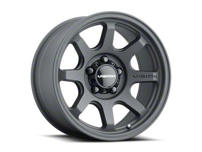 Vision Off-Road Flow Satin Black 5-Lug Wheel; 17x8; 30mm Offset (87-90 Dakota)