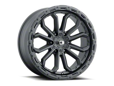 Vision Off-Road Korupt Satin Black 5-Lug Wheel; 18x9; 12mm Offset (05-11 Dakota)