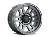 Vision Off-Road Manx 2 Overland Satin Grey 5-Lug Wheel; 17x9; 20mm Offset (87-90 Dakota)