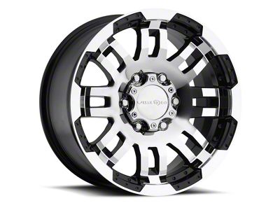 Vision Off-Road Warrior Gloss Black Machined 6-Lug Wheel; 17x8.5; 18mm Offset (97-04 Dakota)