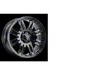 Warrior Gloss Black 6-Lug Wheel; 16x8; 12mm Offset (97-04 Dakota)