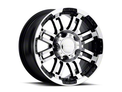 Vision Off-Road Warrior Gloss Black Machined 5-Lug Wheel; 16x8; 0mm Offset (97-03 F-150)