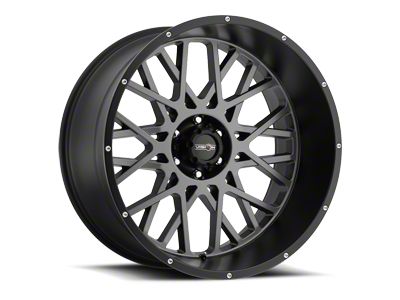 Vision Off-Road Arc Gloss Black Milled Spoke 8-Lug Wheel; 20x10; -25mm Offset (23-26 F-250 Super Duty)