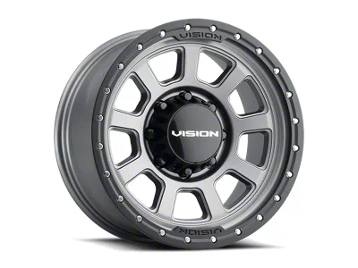 Vision Off-Road Ojos Satin Grey 8-Lug Wheel; 20x9; 12mm Offset (23-25 F-350 Super Duty SRW)