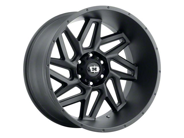 Vision Off-Road Spyder Satin Black 6-Lug Wheel; 20x9; 0mm Offset (19-24 RAM 1500)