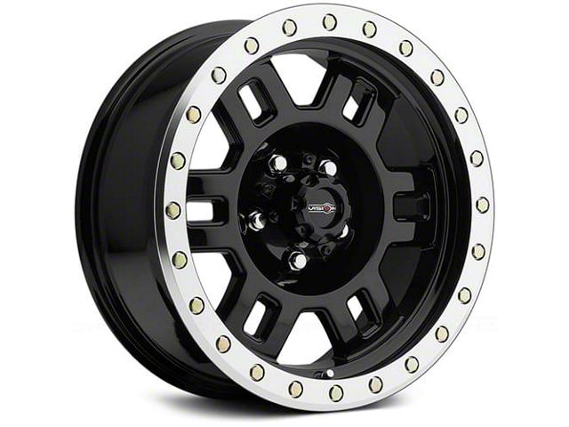 Vision Off-Road Manx Gloss Black Machined 6-Lug Wheel; 18x9; 0mm Offset (19-24 RAM 1500)