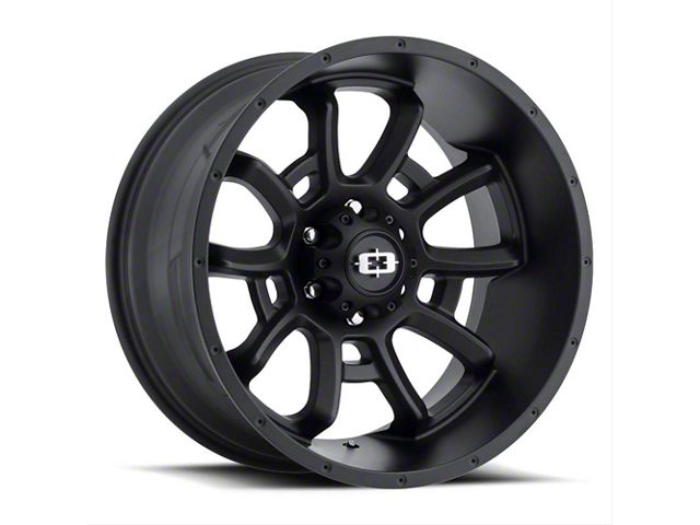 Vision Off-Road Bomb Satin Black 6-Lug Wheel; 20x9; 0mm Offset (19-24 RAM 1500)