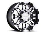 Vision Off-Road Warrior Gloss Black Machined 8-Lug Wheel; 18x8.5; 18mm Offset (06-08 RAM 1500 Mega Cab)