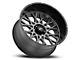 Vision Off-Road Rocker Anthracite with Satin Black Lip 8-Lug Wheel; 20x12; -51mm Offset (19-24 RAM 3500 SRW)