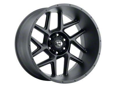 Vision Off-Road Sliver Satin Black 6-Lug Wheel; 20x9; 0mm Offset (19-23 Ranger)