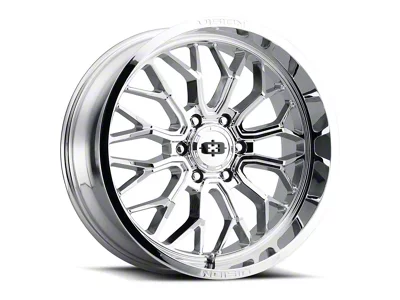 Vision Off-Road Riot Chrome 6-Lug Wheel; 18x9; -12mm Offset (24-26 Ranger)