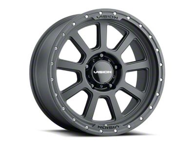 Vision Off-Road Ojos Satin Black 6-Lug Wheel; 17x9; 12mm Offset (19-25 Sierra 1500)