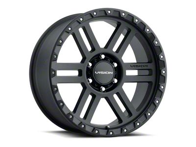 Vision Off-Road Manx 2 Satin Black 6-Lug Wheel; 17x9; 12mm Offset (19-25 Sierra 1500)