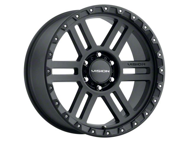 Vision Off-Road Manx 2 Satin Black 6-Lug Wheel; 20x9; 12mm Offset (19-24 Sierra 1500)
