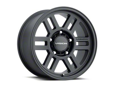 Vision Off-Road Manx 2 Overland Satin Black 6-Lug Wheel; 17x9; 18mm Offset (14-18 Silverado 1500)