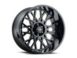Vision Off-Road Rocker Gloss Black 6-Lug Wheel; 18x9; 12mm Offset (19-25 Silverado 1500)