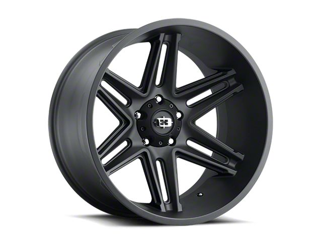Vision Razor Silverado Vision Off-Road Silverado 1500 Razor Satin Black 6-Lug Wheel; 20x12 ...