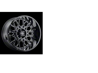 Vision Off-Road Rocker Gloss Black 6-Lug Wheel; 22x10; -19mm Offset (19-24 Silverado 1500)