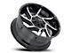 Vision Off-Road Prowler Gloss Black Machined 6-Lug Wheel; 20x9; 12mm Offset (21-24 Yukon)