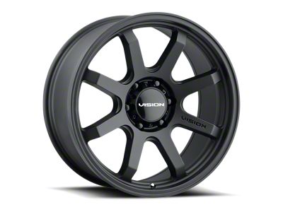 Vision Off-Road Flow Satin Black 6-Lug Wheel; 18x9; 18mm Offset (21-26 Yukon)