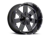 Vision Wheel D Window Steel Gloss Black 8-Lug Wheel; 17x9; -12mm Offset (01-06 Silverado 2500 HD)