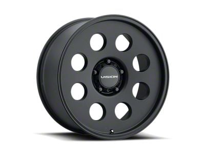 Vision Wheel Midway Satin Black 5-Lug Wheel; 17x9; -12mm Offset (02-08 RAM 1500, Excluding Mega Cab)