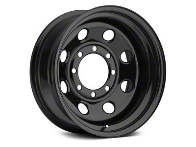 Vision Wheel Soft 8 Steel Gloss Black 6-Lug Wheel; 17x8; -12mm Offset (07-13 Silverado 1500)