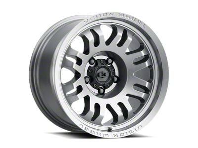Vision Wheel Inferno Satin Grey 8-Lug Wheel; 18x9; -12mm Offset (11-14 Silverado 2500 HD)