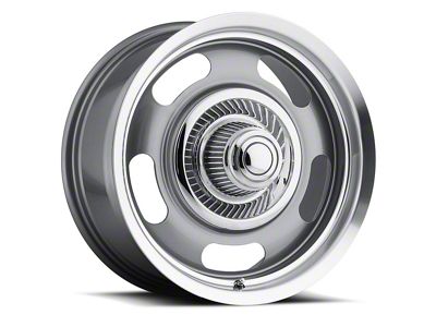 Vision Wheel Rally Gunmetal Machined 6-Lug Wheel; 17x8; 0mm Offset (07-14 Tahoe)