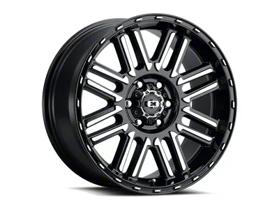 Vision Off-Road Nexus Gloss Black Machined 6-Lug Wheel; 18x8.5; 18mm Offset (07-14 Yukon)
