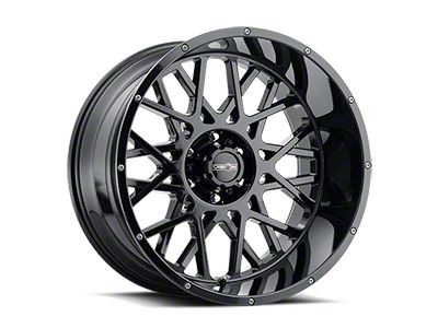 Vision Wheel Rocker Gloss Black 8-Lug Wheel; 22x10; -19mm Offset (08-10 F-350 Super Duty SRW)