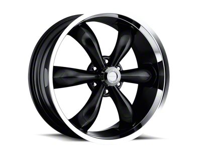 Vision Wheel Legend 5 Gloss Black Machined Lip 6-Lug Wheel; 20x9; 35mm Offset (09-14 F-150)