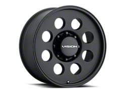 Vision Off-Road Midway Satin Black 8-Lug Wheel; 17x9; -12mm Offset (10-18 RAM 3500 SRW)